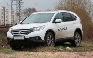 Защита картера и кпп Honda CR-V IV (2012-2017) (двигатель 2.4) 09.28