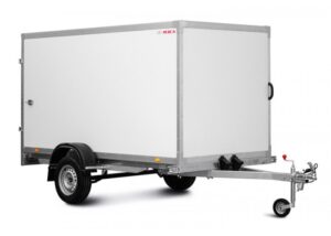 Прицепы промтоварные фургоны полной массой до 750 кг